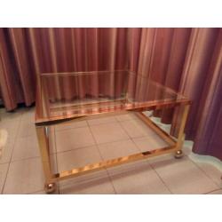 Glazen salontafel