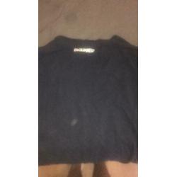 Dsquared 2 shirtje met mode gaatjes Maat XXL/XL