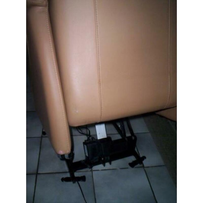 Prominent sta op stoel relax fauteuil leder maat M medium