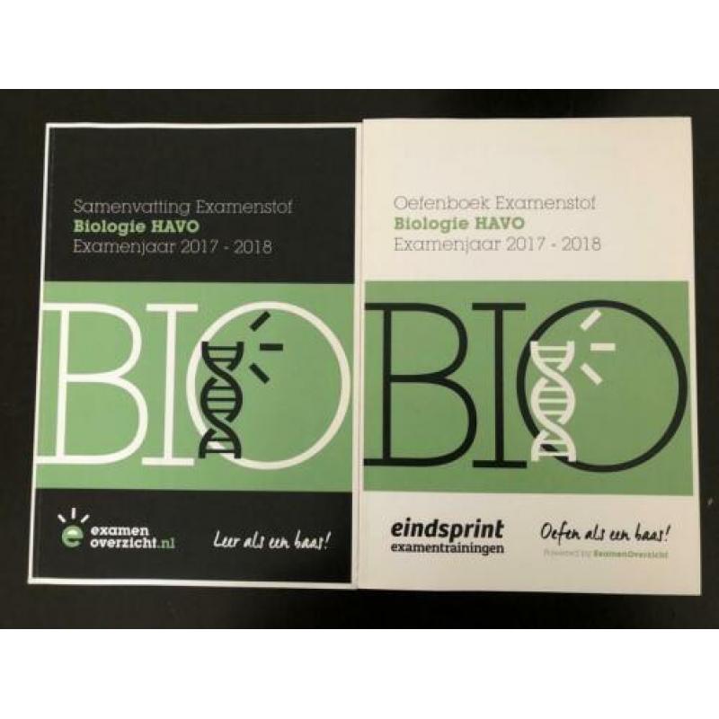 Samenvatting & oefenboek examenstof biologie/wiskunde/econom
