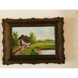 Olieverf schilderij De Peel (J. Verstappen uit Heeze)