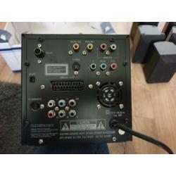 Grundig dvd - am/fm radio surround set. 5 Surround speakers