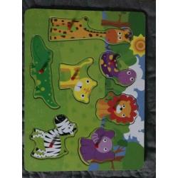 5 houten puzzels
