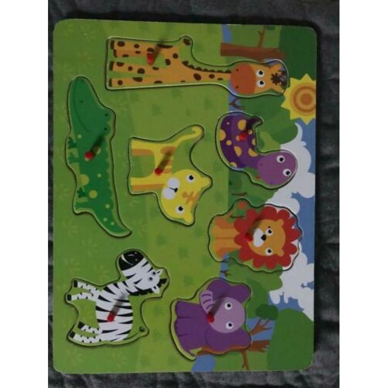 5 houten puzzels