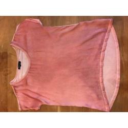 Roze kant vest ‘Costes’ mt xxl met top mt xxl