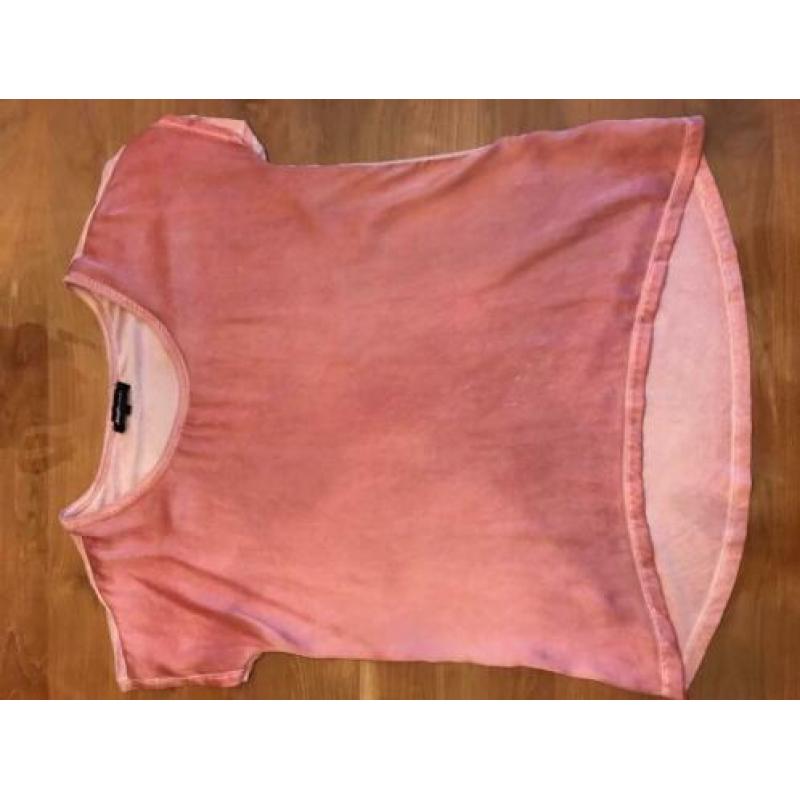 Roze kant vest ‘Costes’ mt xxl met top mt xxl
