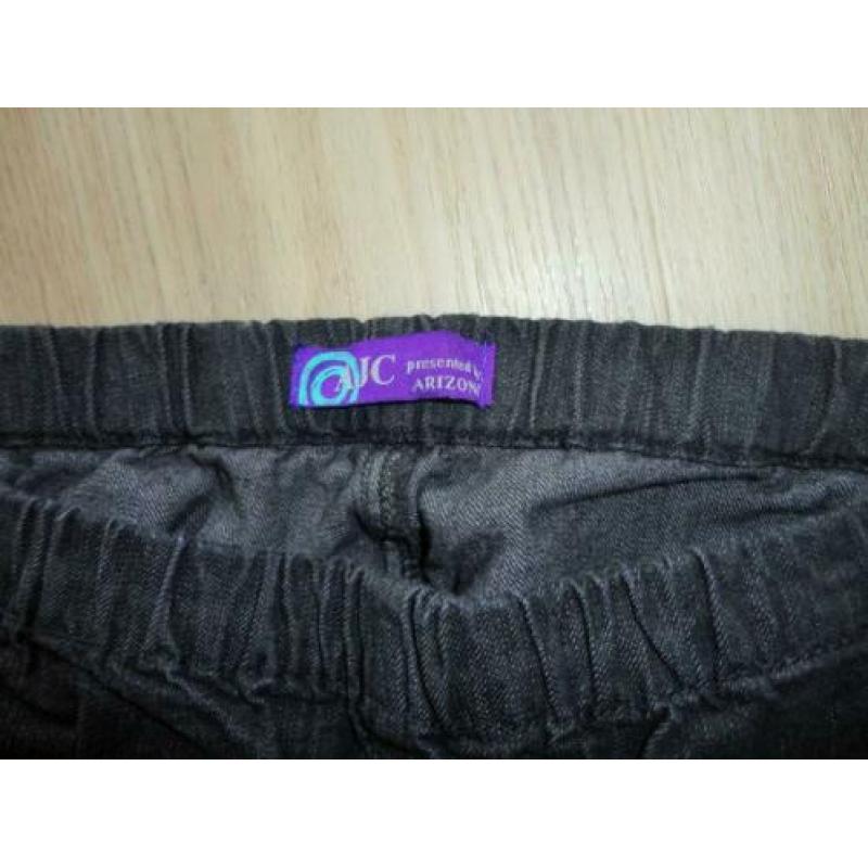 Nieuw zwart pull-on tregging broek mt 42 AJC ARIZON