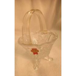 Anna Hutte Vintage lood kristalglas bloemenmand