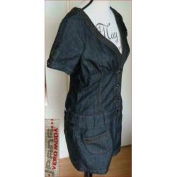 Nieuwe VERO MODA jeans jurk maat M (38)/kaartjes