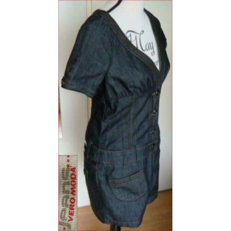 Nieuwe VERO MODA jeans jurk maat M (38)/kaartjes
