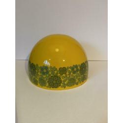 Kaj Franck Finel Finland Fog Morup hanglamp geel MCM emaille