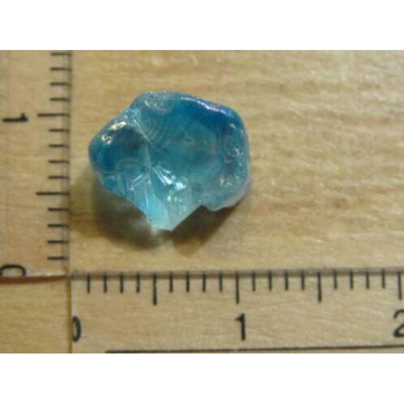 opruiming: 3x stukje ruwe edelsteen AQUA AURA kristal (4)