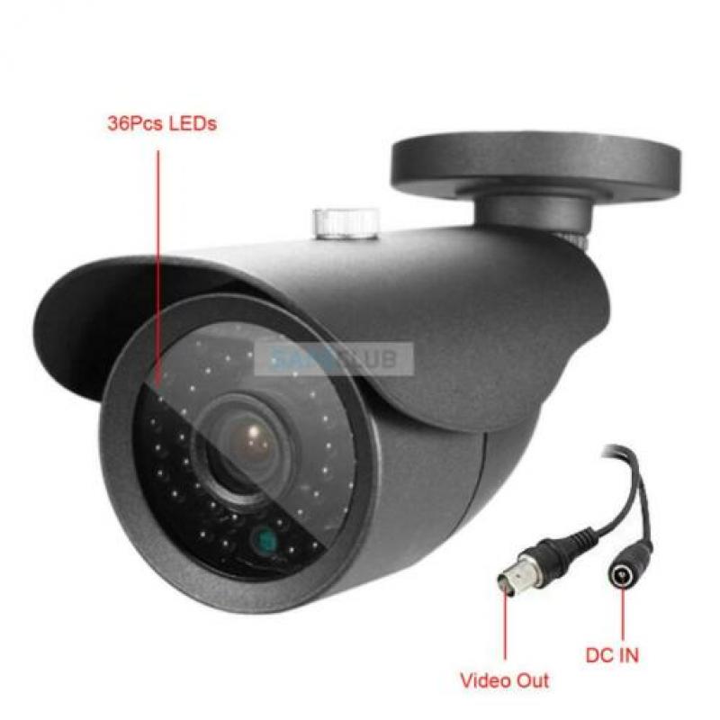 Complete prof. set 4 x 2Mp camera + 4Ch DVR +1Tb HDisk 3