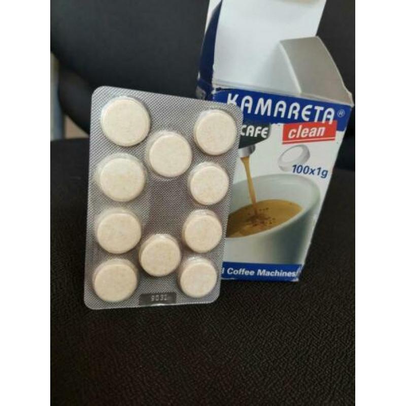 Kamareta reinigings tabletten koffie machines.