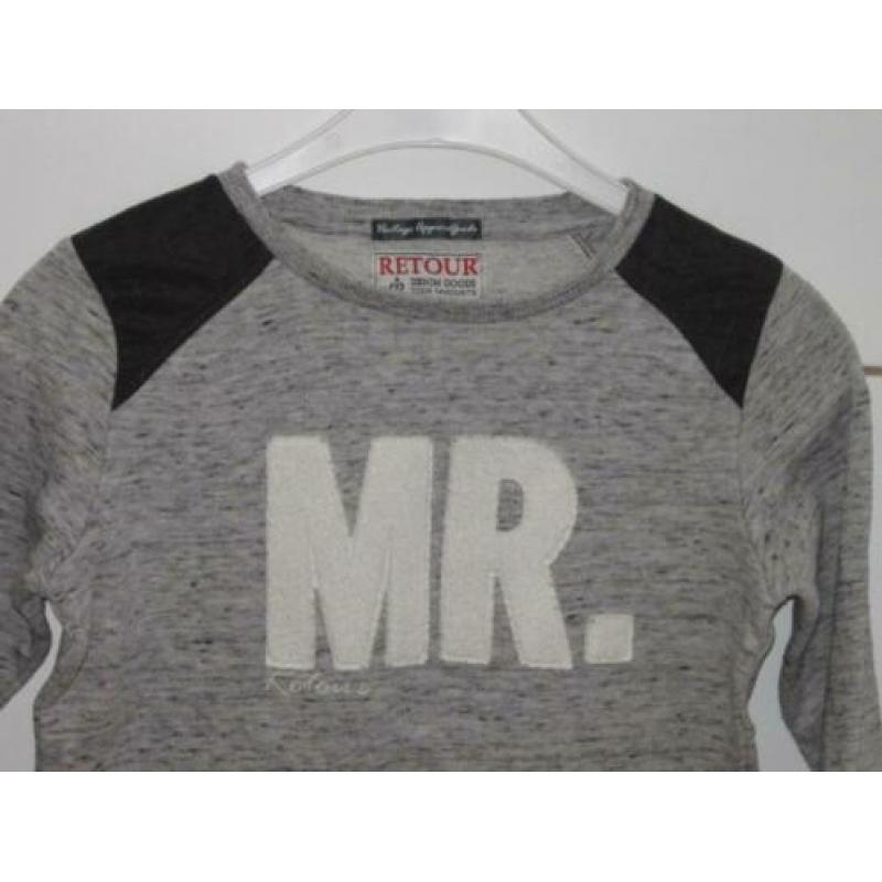 Geweldige RETOUR jongens sweater MR. maat 11/12 (146-152).