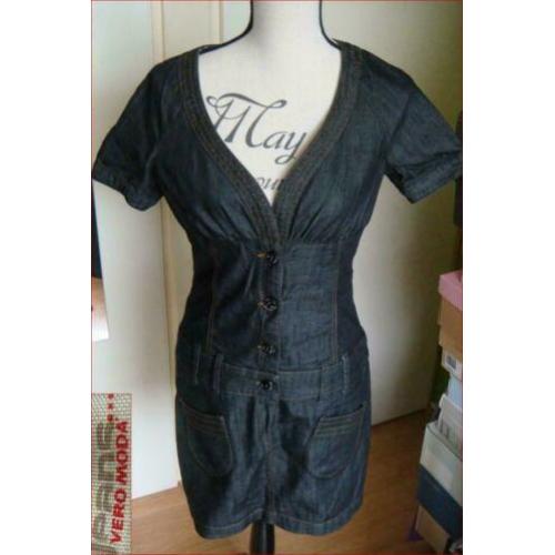 Nieuwe VERO MODA jeans jurk maat M (38)/kaartjes