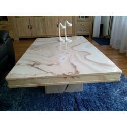 Salontafel Palisander Italiaans marmer UNICUM