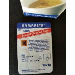 Kamareta reinigings tabletten koffie machines.