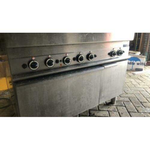 Modular 6- pits horeca gasfornuis en elektrische oven