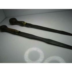 Lange Schroevendraaiers. 50cm en 60cm lang. Circa 1900-1920