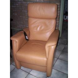 Prominent sta op stoel relax fauteuil leder maat M medium