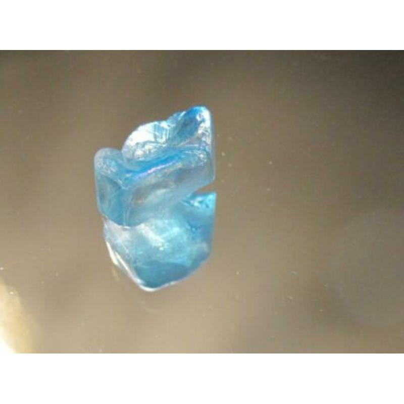 opruiming: 3x stukje ruwe edelsteen AQUA AURA kristal (4)