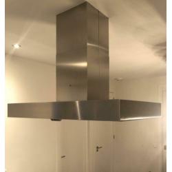 RVS afzuigkap Itho 100x70 cm, rand 11cm hoog