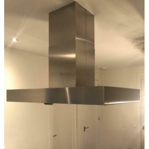 RVS afzuigkap Itho 100x70 cm, rand 11cm hoog