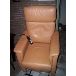 Prominent sta op stoel relax fauteuil leder maat M medium