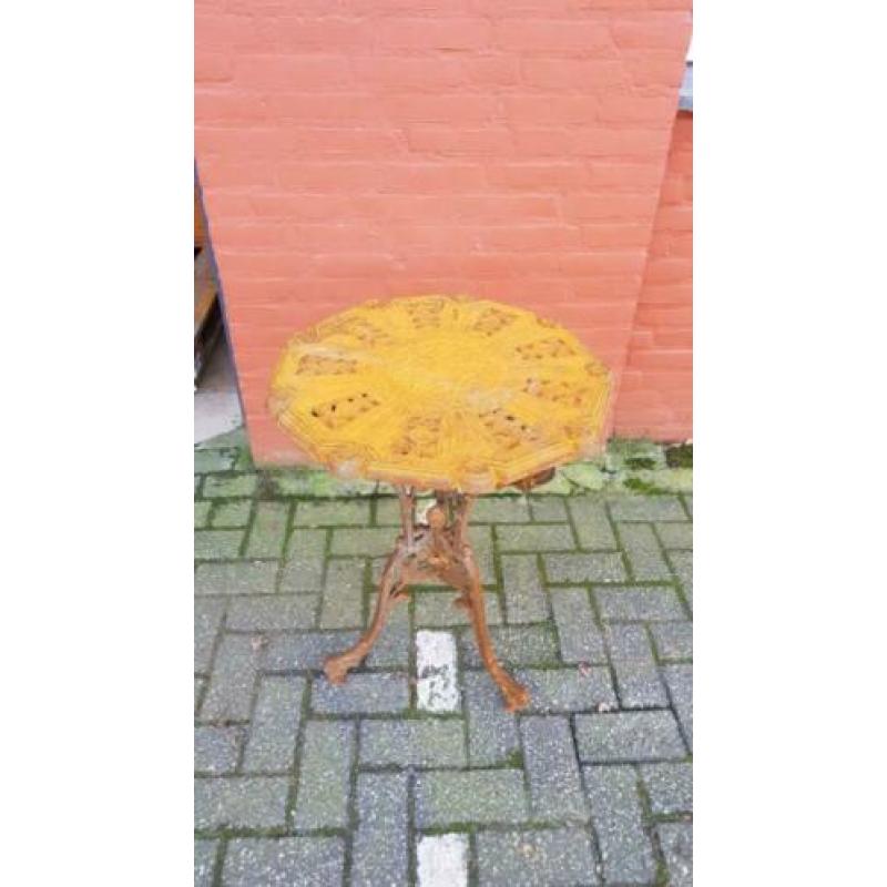 Franse barok tafel van gietijzer