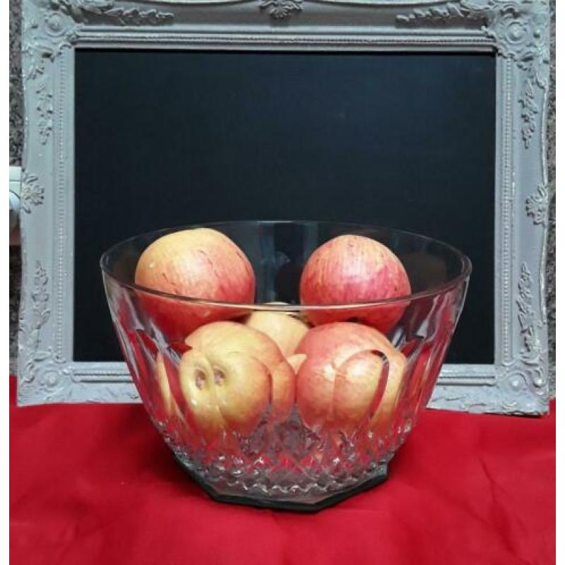 Kristallen fruitschaal jaren 60 (france)
