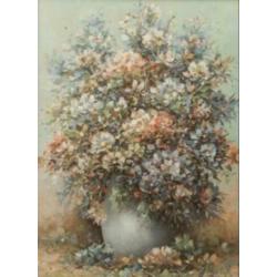 Schilderij 'Bloemenbos' in impressionistische stijl olieverf