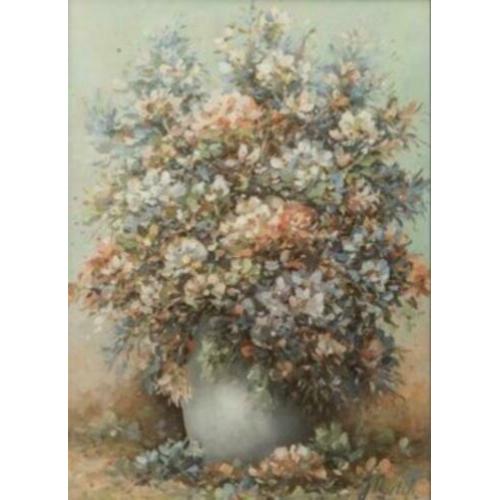 Schilderij 'Bloemenbos' in impressionistische stijl olieverf