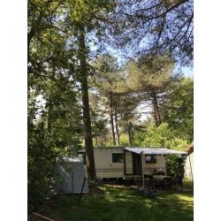 Stacaravan Camping Bakkum te huur fijne rustige plek
