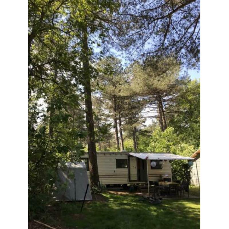 Stacaravan Camping Bakkum te huur fijne rustige plek