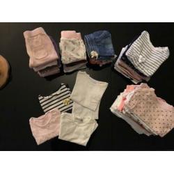 Zak vol met babykleding maat 50/56