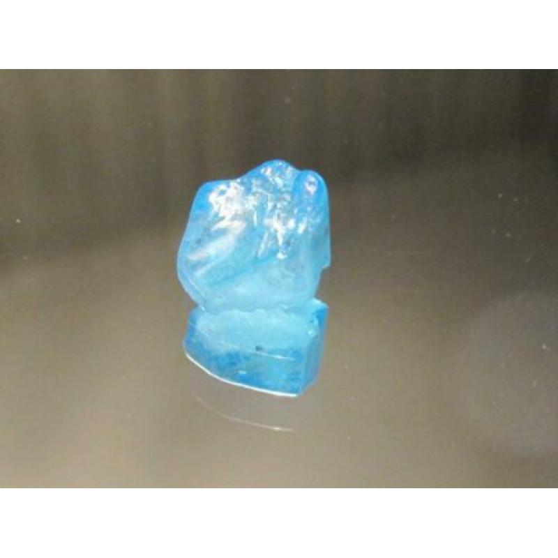 opruiming: 3x stukje ruwe edelsteen AQUA AURA kristal (4)