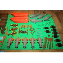 Lego lot pirates poppetjes en accessoires onderdelen.