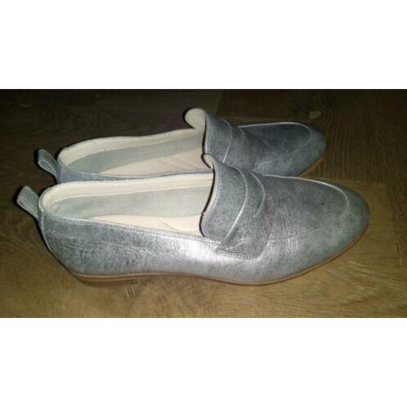 Clarks instappers zilver