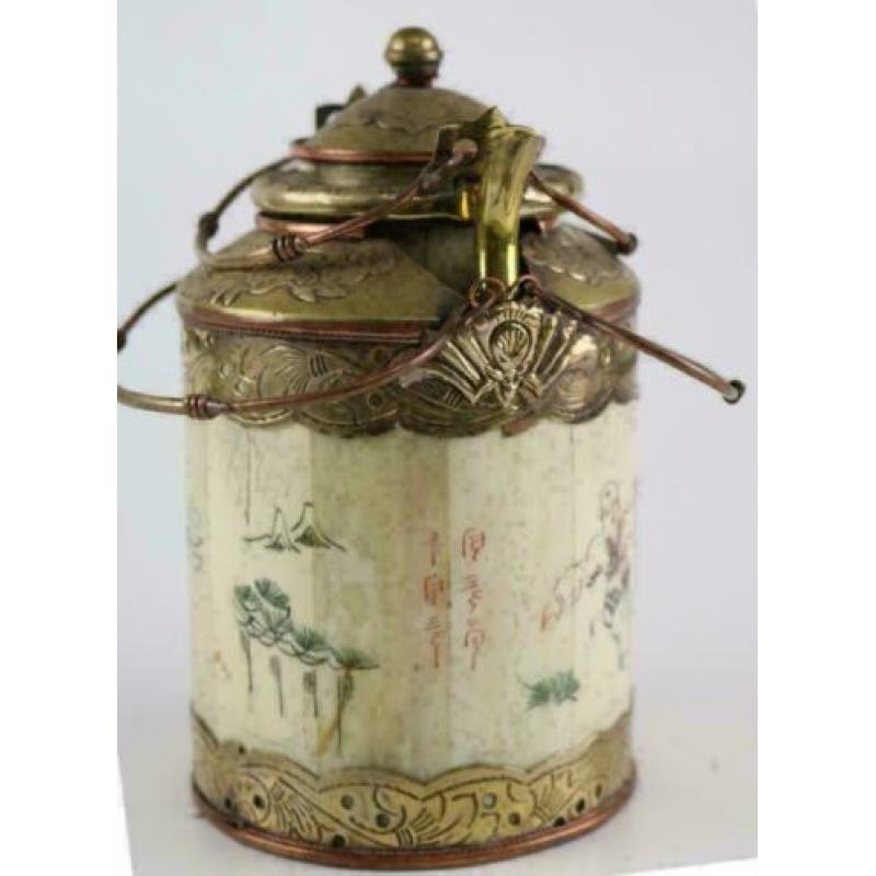 theepot been met koper china