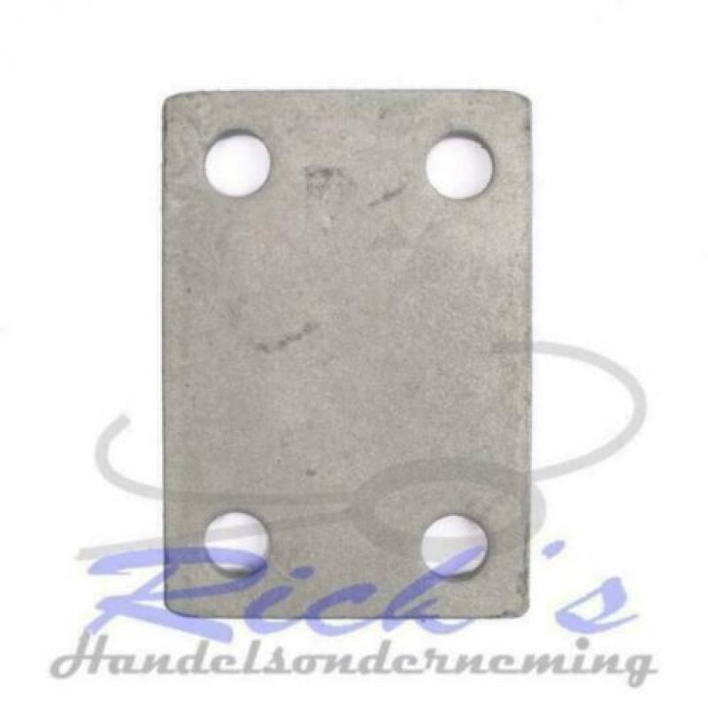 Bootrol, rollenset 70×120 mm op kantelblokje 40mm