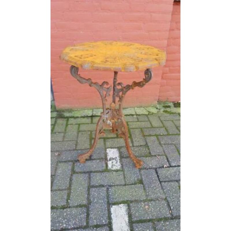 Franse barok tafel van gietijzer