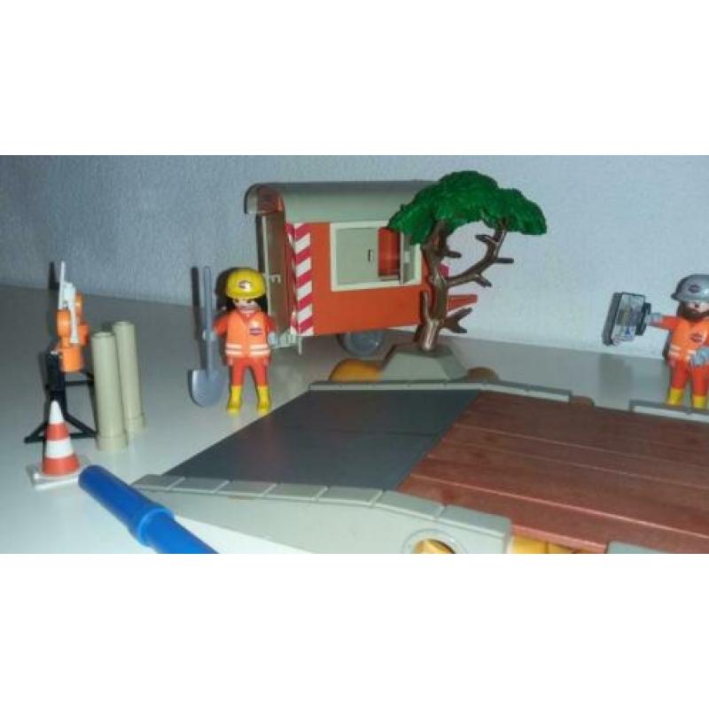 Werk aan de weg van Playmobil