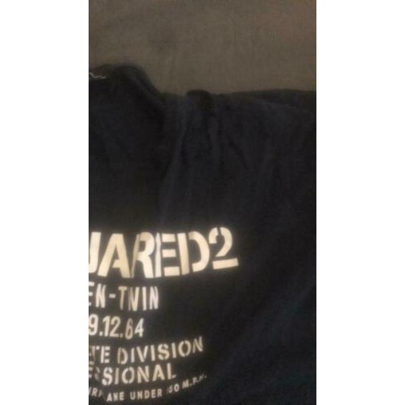 Dsquared 2 shirtje met mode gaatjes Maat XXL/XL