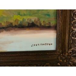 Olieverf schilderij De Peel (J. Verstappen uit Heeze)