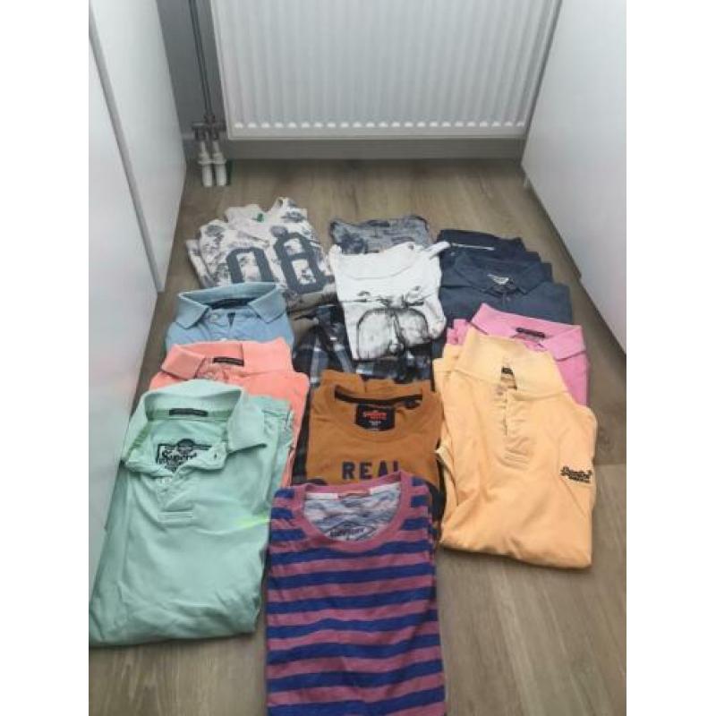 Pakket herenkleding maat M/L veel superdry