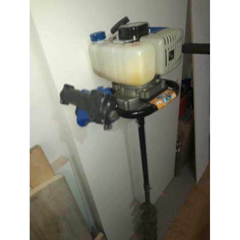 benzine grondboor + 3 boren