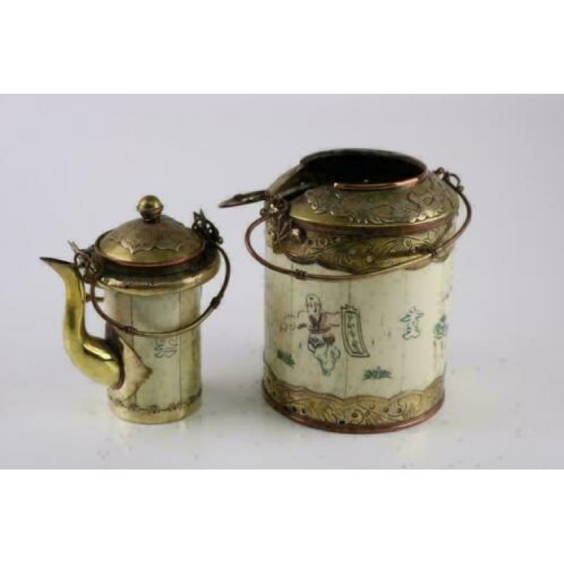 theepot been met koper china