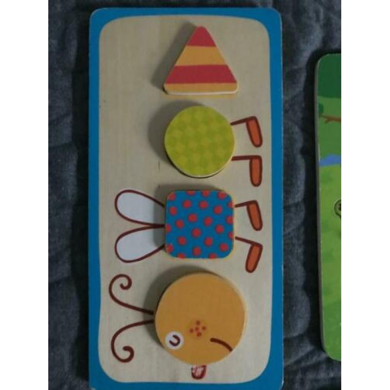 5 houten puzzels