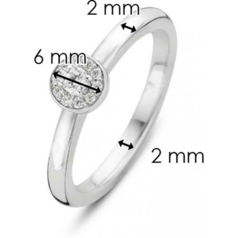 TI SENTO - Milano Ring 12100ZI Ringmaat: 17.75 mm / maat 56